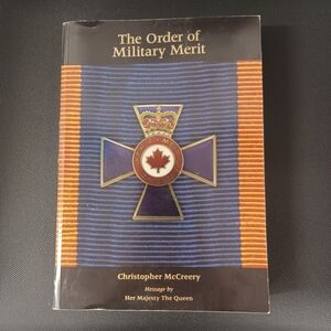 The Order of Military Merit Book French/English Christopher McCreery